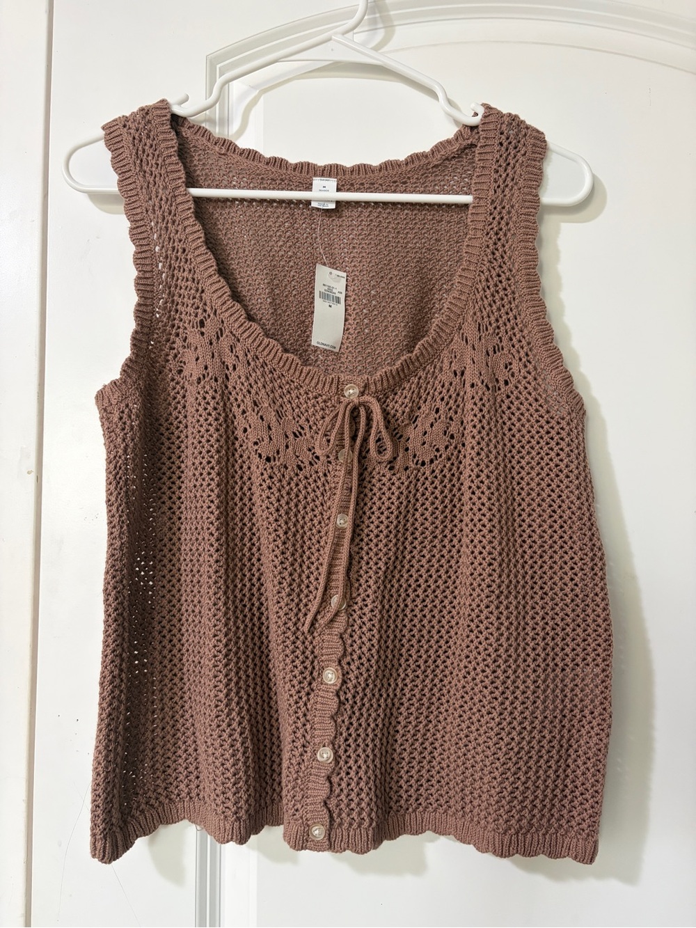 Old Navy Crochet Button-Front Tank
